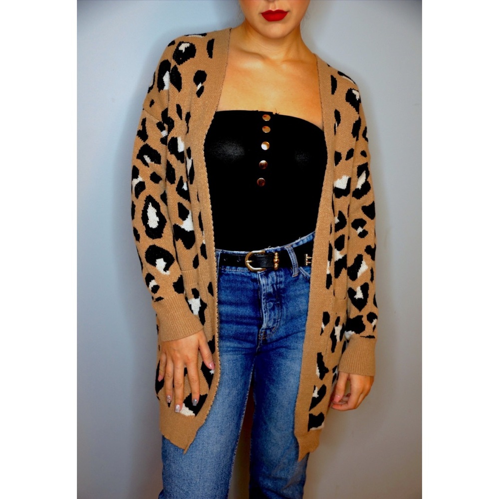 Leopard cardigan